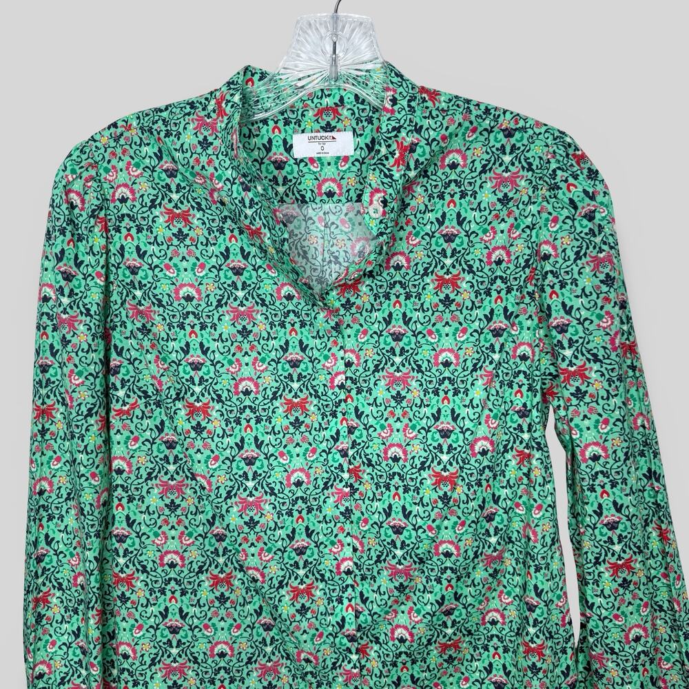 Untuckit Regina Patterned Button Down Shirt - image 2